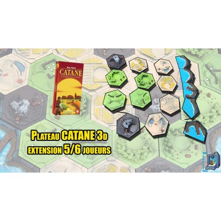 Catan  3D + Extension 5 - 6 joueurs