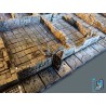 Plateau HeroQuest 3D imprimé et peint à la main avec murs et portes magnétiques – Compatible figurines 28/30 mm