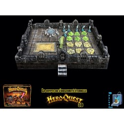 Heroquest 3D– La crypte de l'obscurité éternelle –The crypt of perpetual darkness expansion Décors 3D