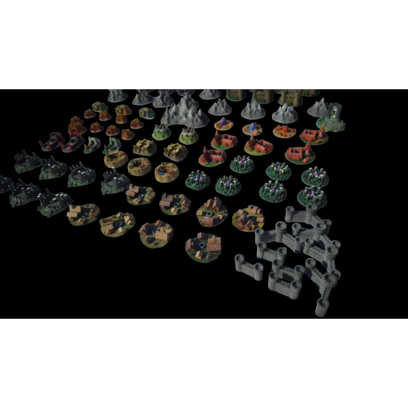 Terrain Mage Knight 3D  qualité PLA