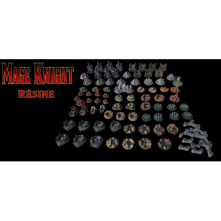 Terrain Mage Knight 3D haute qualité résine