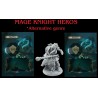 Personnage heros alternatif genre mage knight 3D En Résine
