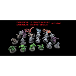 Monstre mage knight 3D miniatures 73 figurines En Résine